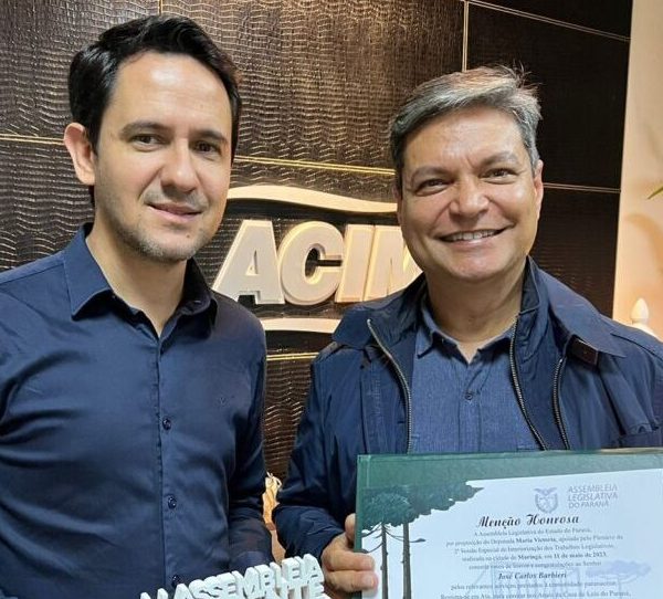 Reitor Barbieri recebe Menção Honrosa da Assembleia Legislativa do Paraná