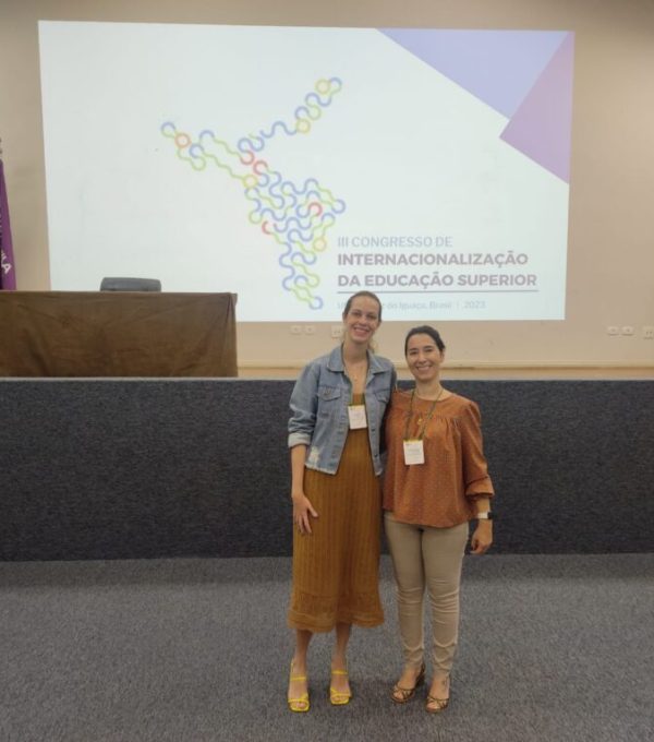 Professoras do UniCV participam de Congresso de Internacionalização da Educação Superior, em Foz do Iguaçu