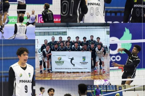 Equipes de vôlei de Pinhais, apoiadas pelo UniCV, se destacam na 2ª Etapa da Liga de Voleibol do Paraná