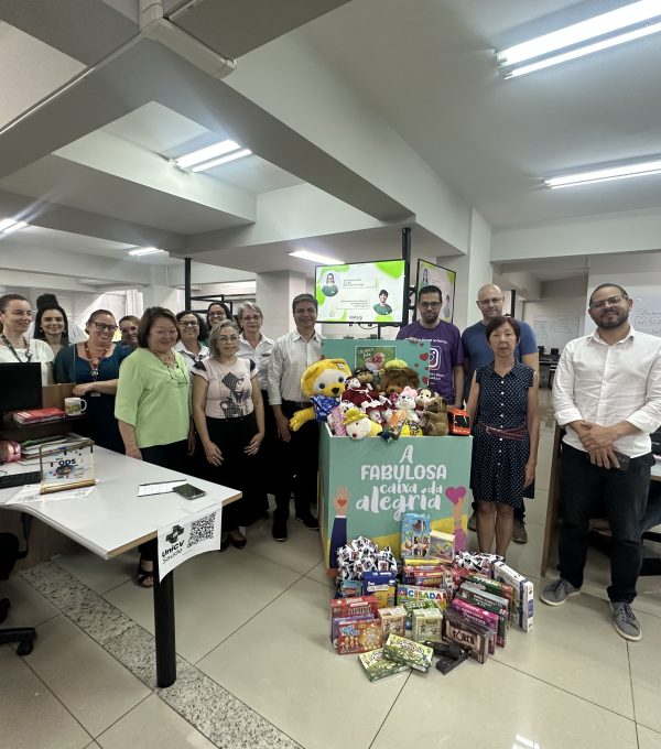 Campanha do UniCV arrecada brinquedos e beneficia mais de 1.500 crianças pelo Brasil
