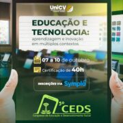 5º Congresso de Educação e Desenvolvimento Social debate educação e tecnologia