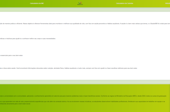 Site desenvolvido por aluno do UniCV auxilia nos cuidados com a saúde
