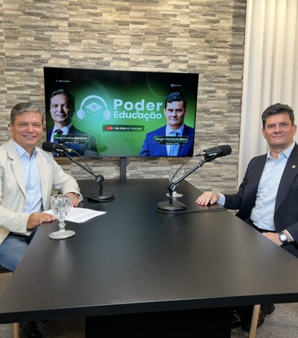 Reitor do UniCV entrevista Sérgio Moro no podcast Poder e Educação