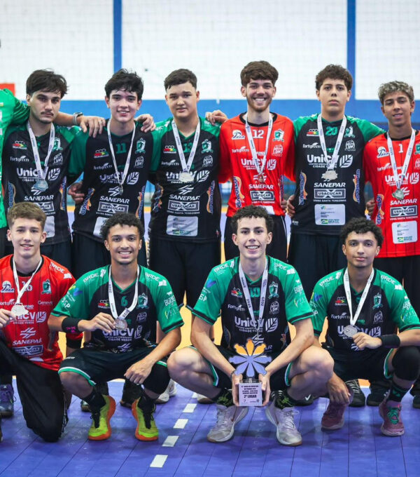 Equipes de handebol apoiadas de Maringá são vice-campeãs dos Jogos da Juventude do Paraná